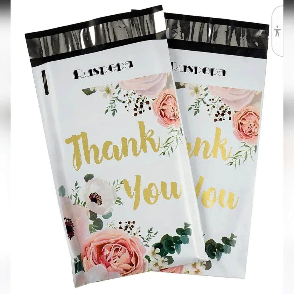 NWT -20ct. 6x9 Polymailers, Bonus Random Thank You Cards And Stickers